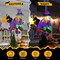 3.9FT Halloween Inflatable Witch Riding Broom Outdoor Decorations Blow up Decor